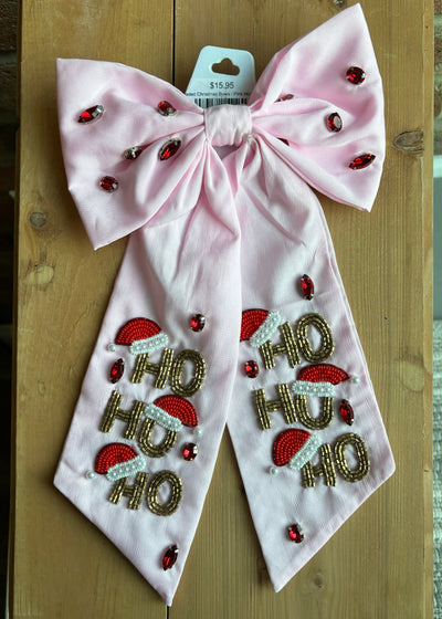 Beaded Christmas Bows