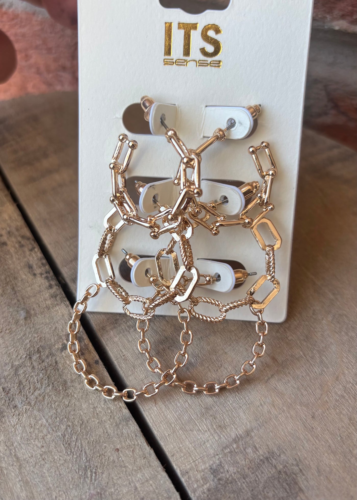 3 Set Hoops- Gold