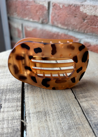Oval Flat Claw Clip