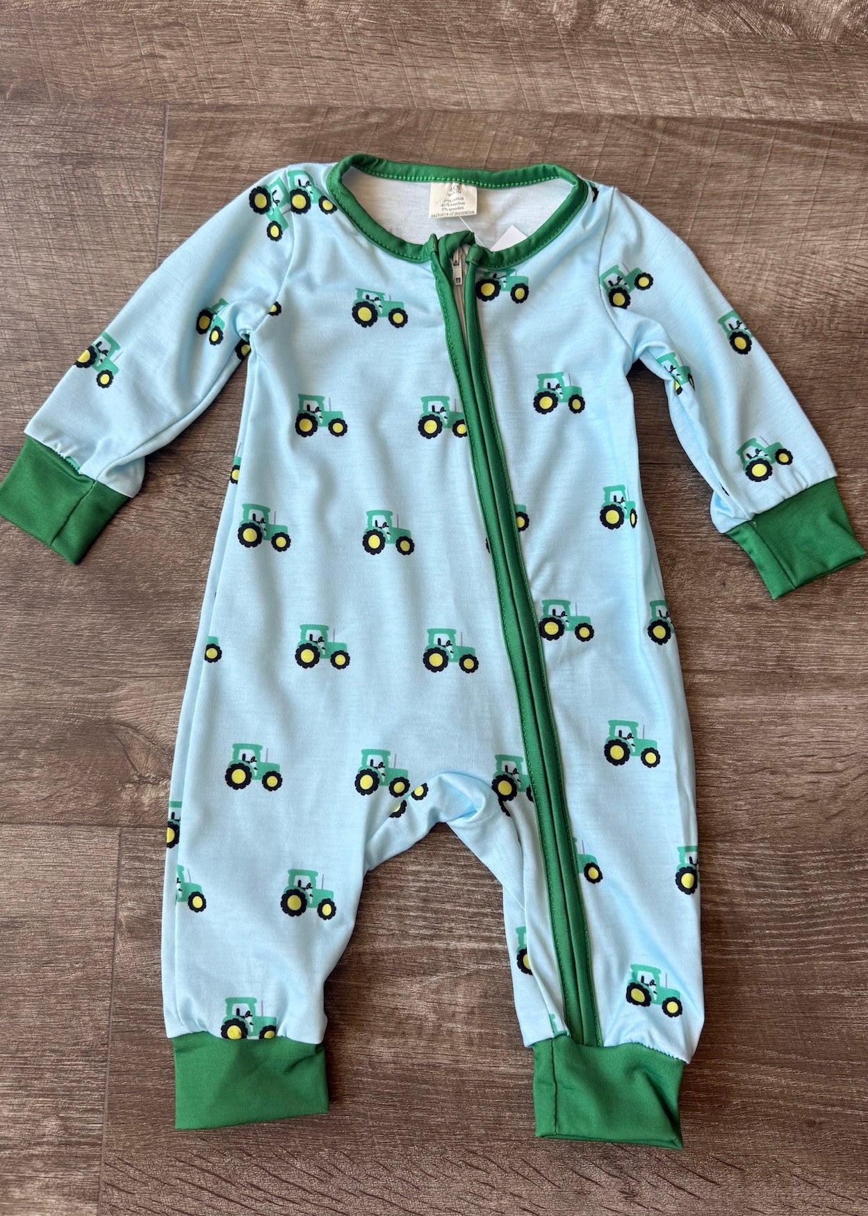 Blue Tractor Print Sleeper- KIDS