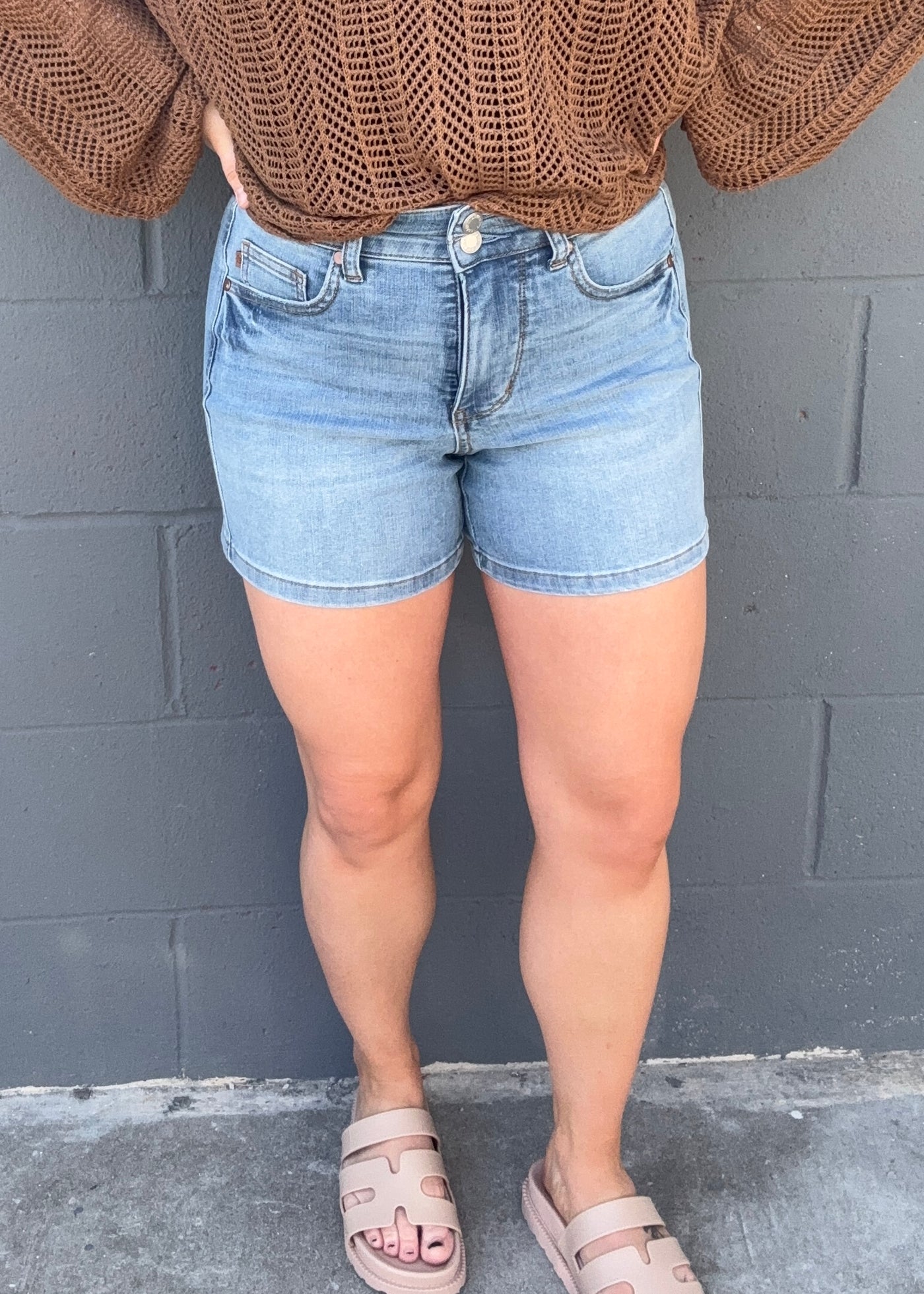 Count On Me JB Denim Shorts