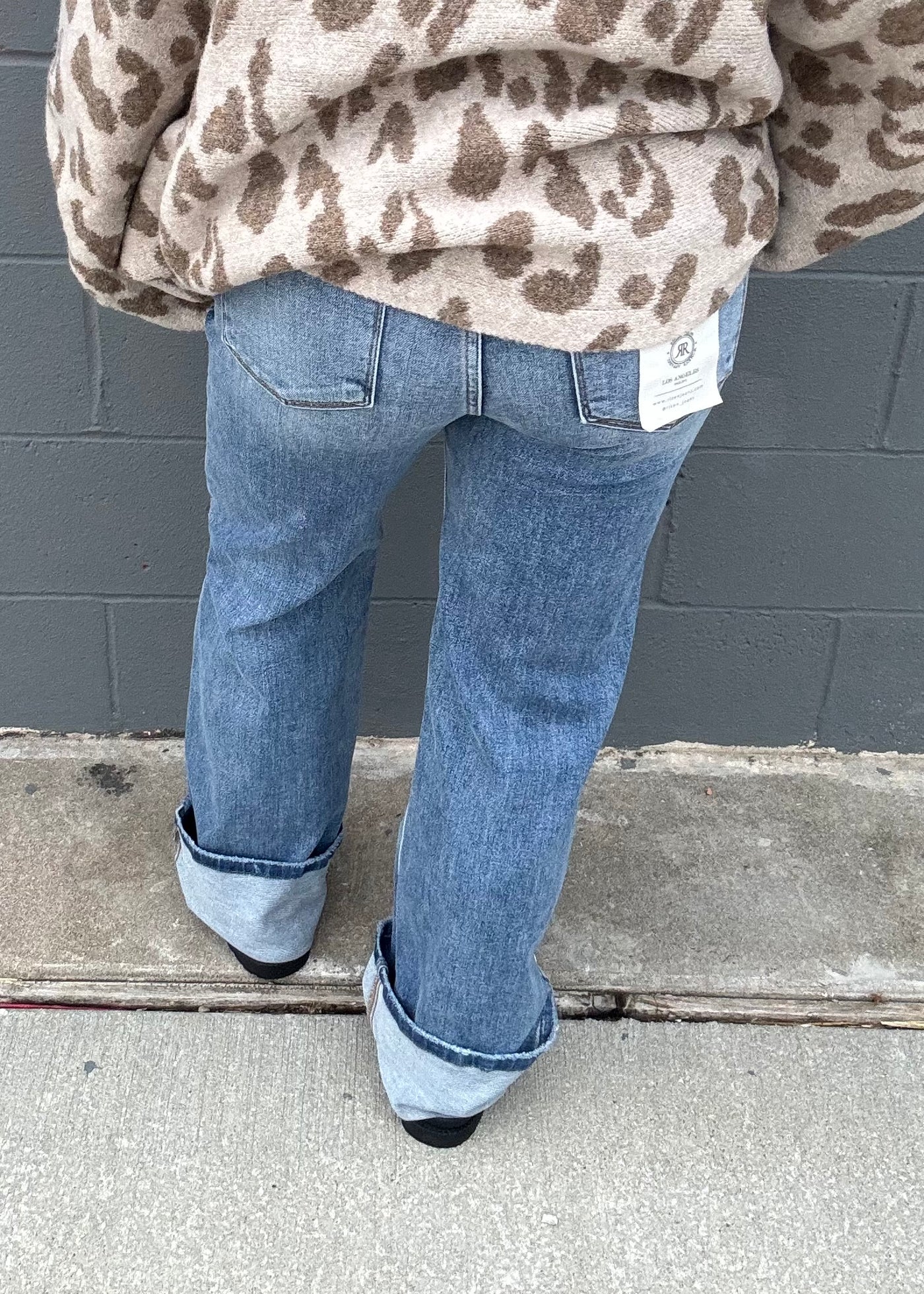 Makes Sense High Rise Distressed Denim