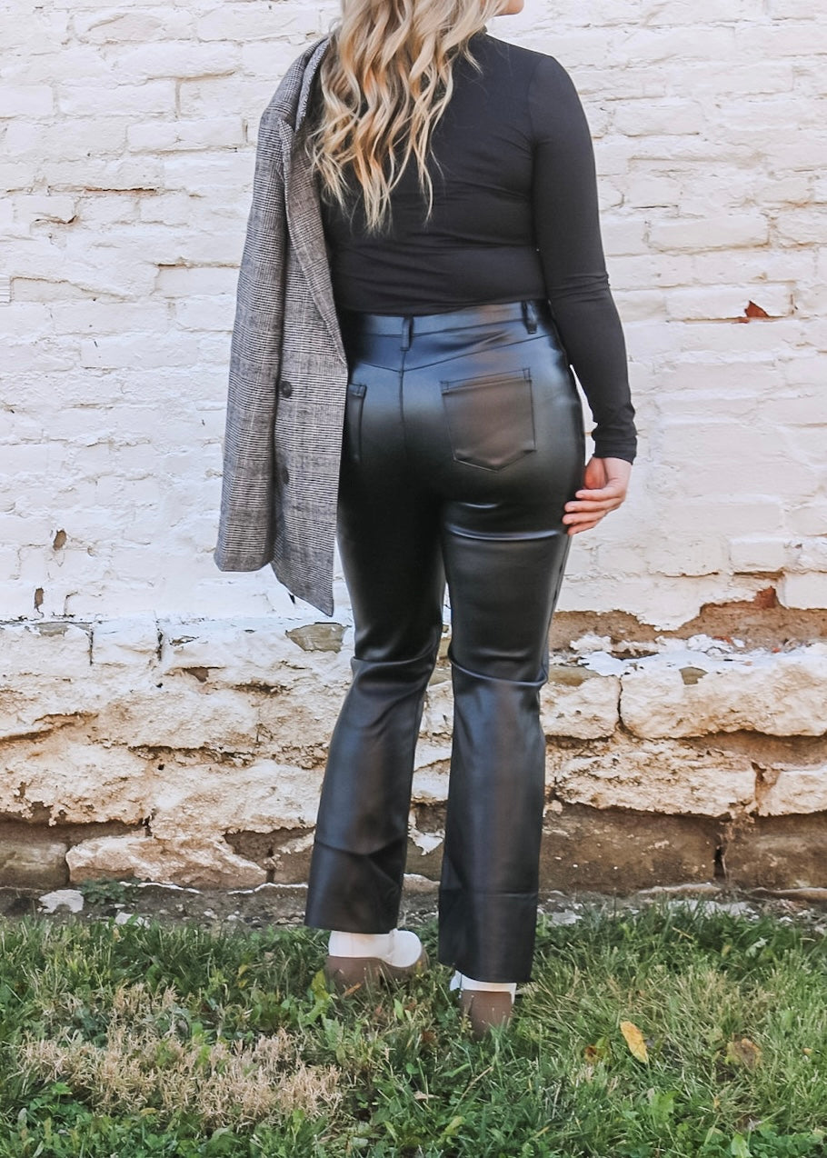 Errands To Run Faux Leather Pants  Simply Shiloh Boutique