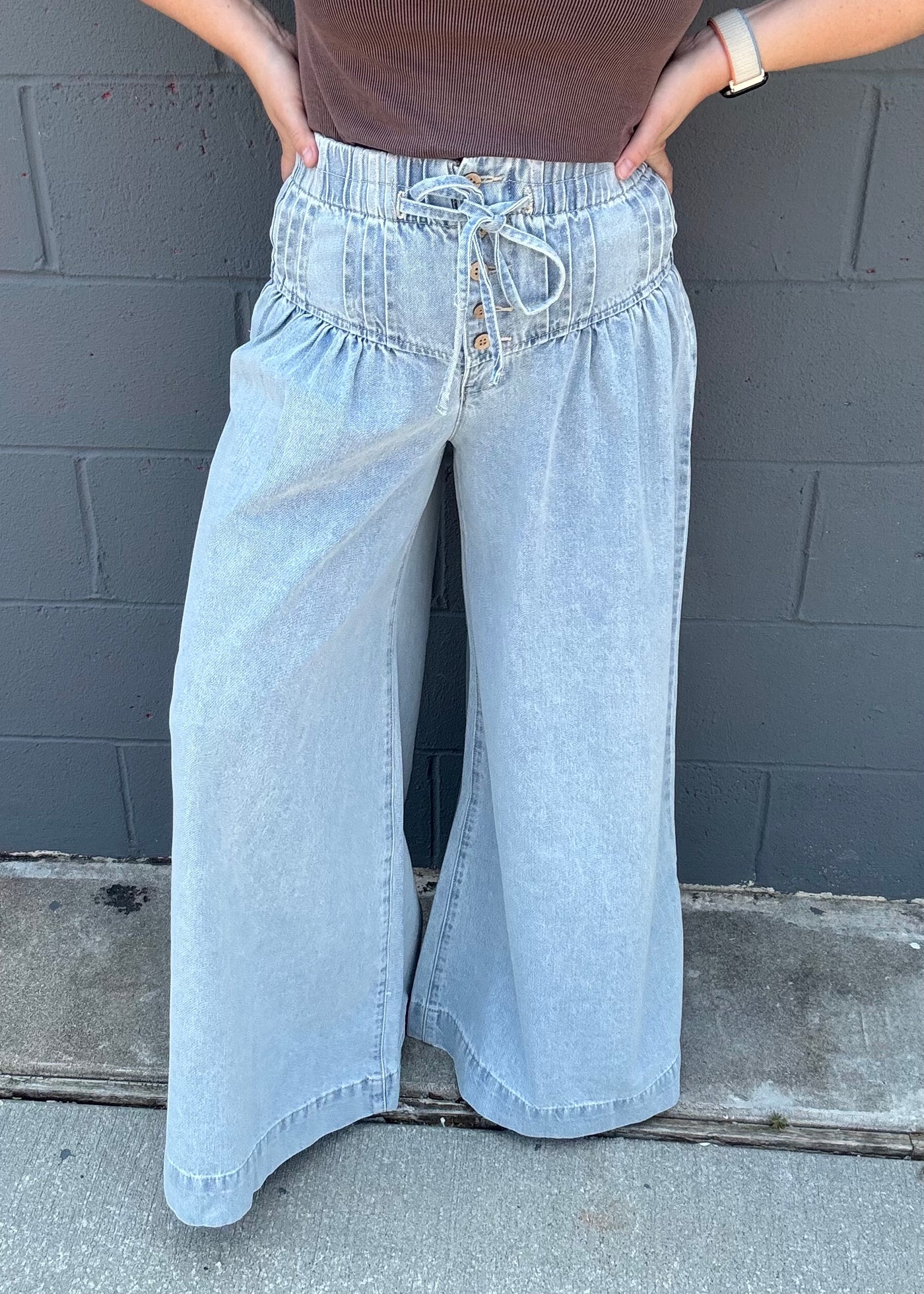 Have No Limits Wide Leg Denim