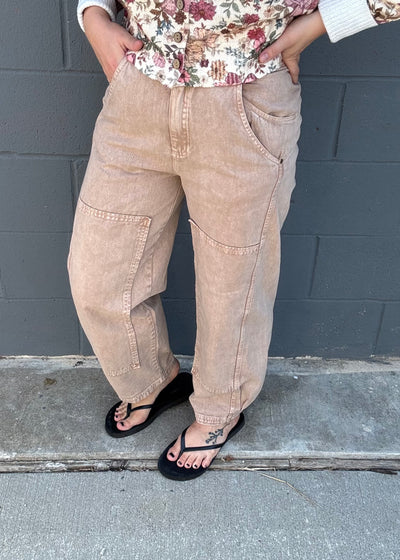 Living Life Barrel Jeans