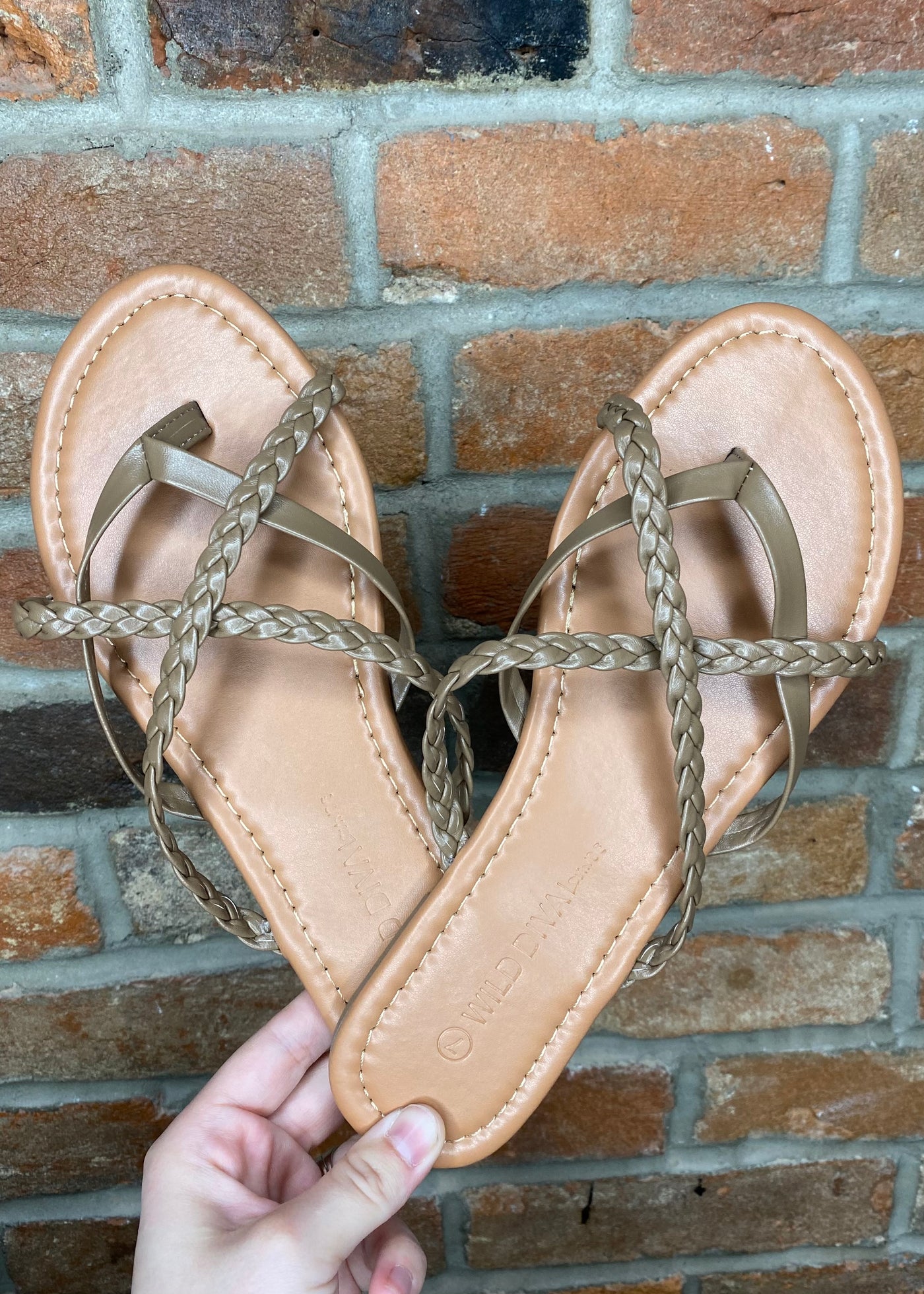 Make A Wish Braided Sandals