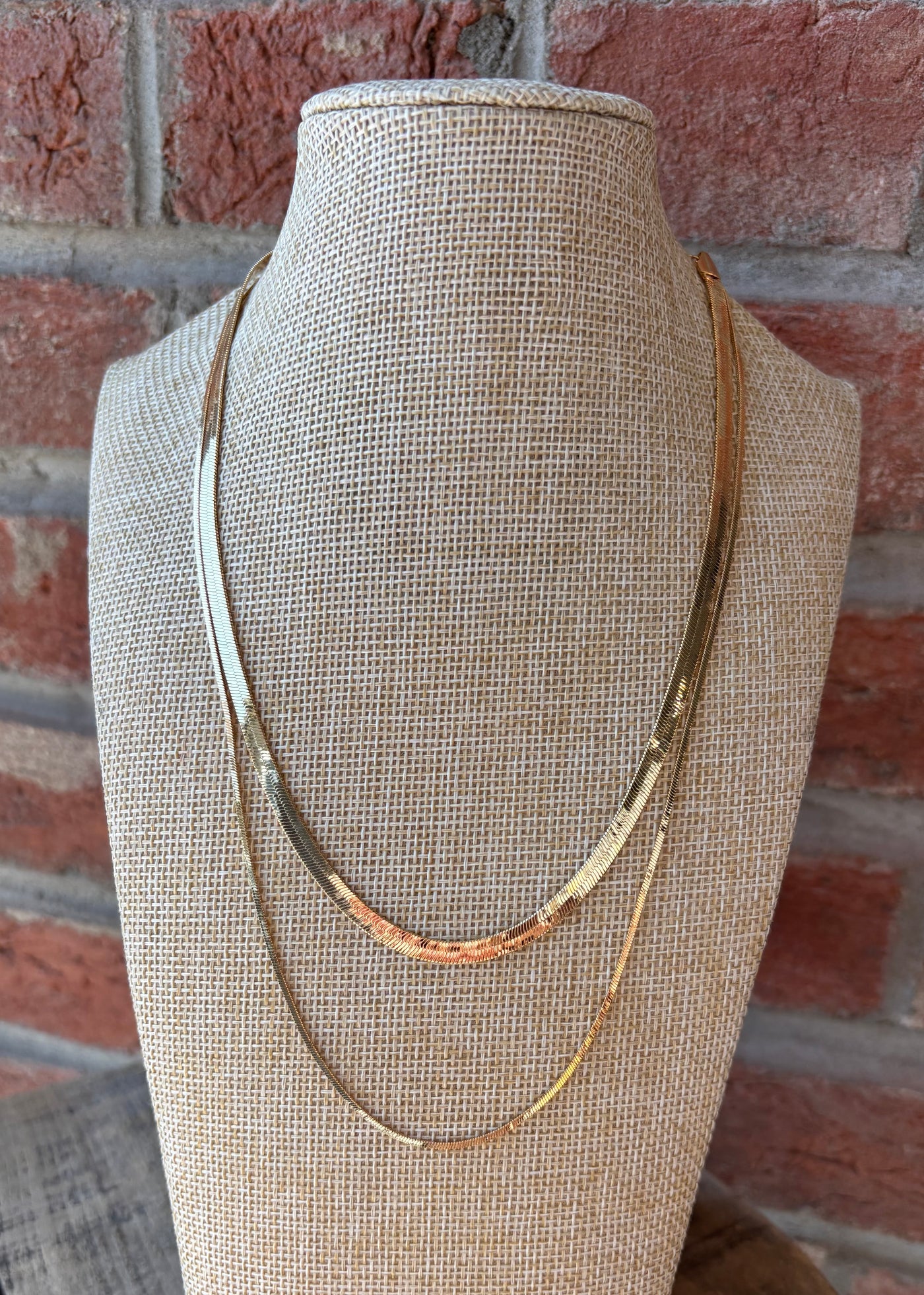 Gold Snake Chain Necklace