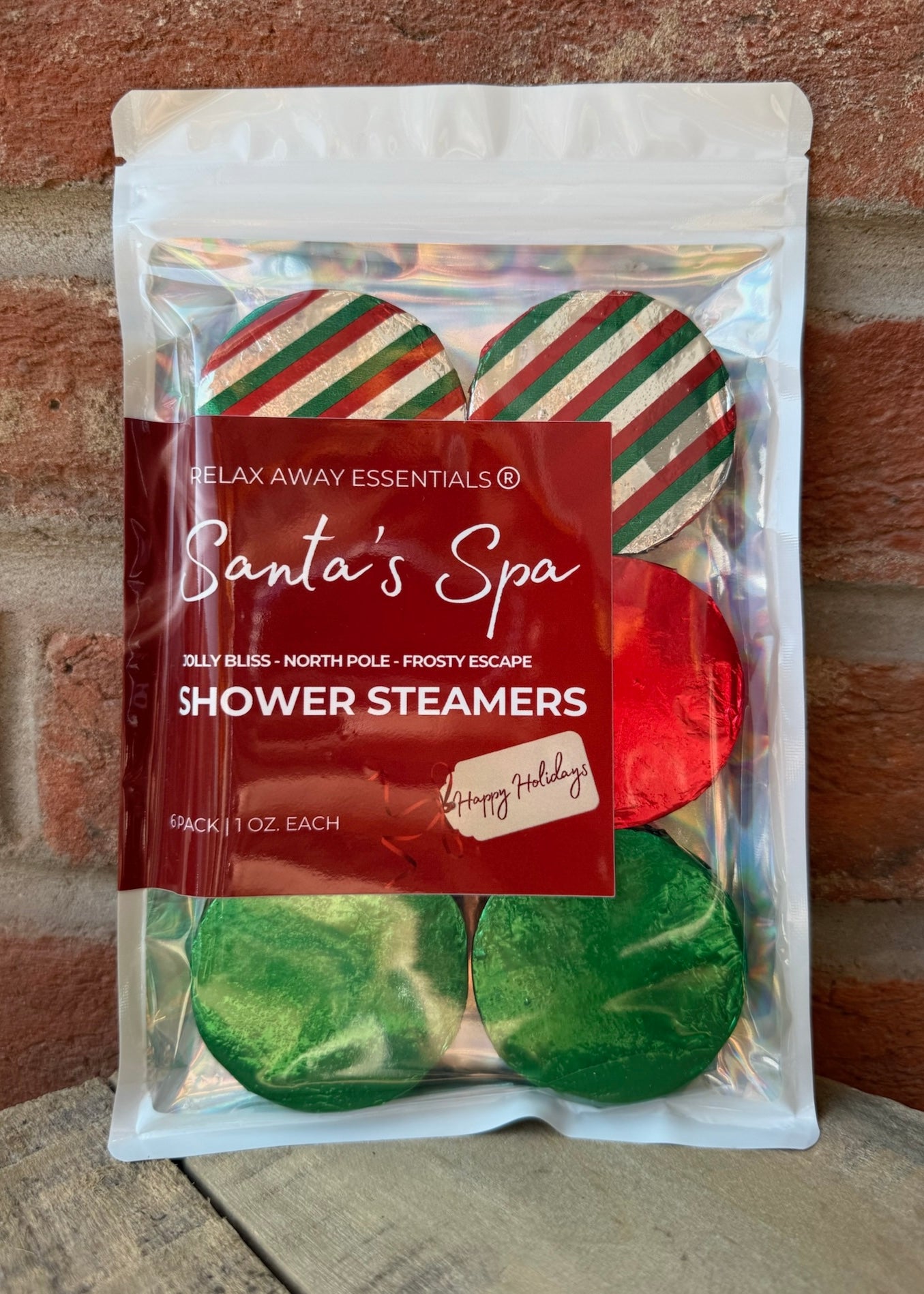Santa's Spa Shower Steamer Set
