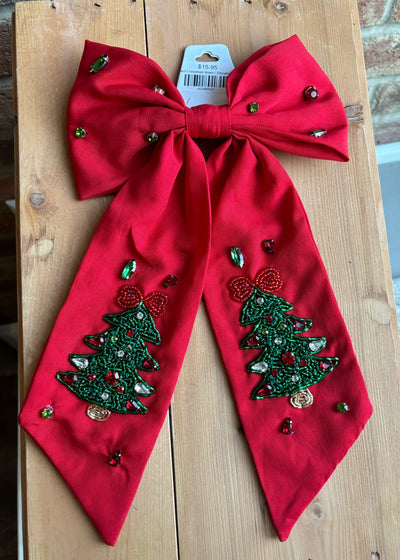 Beaded Christmas Bows