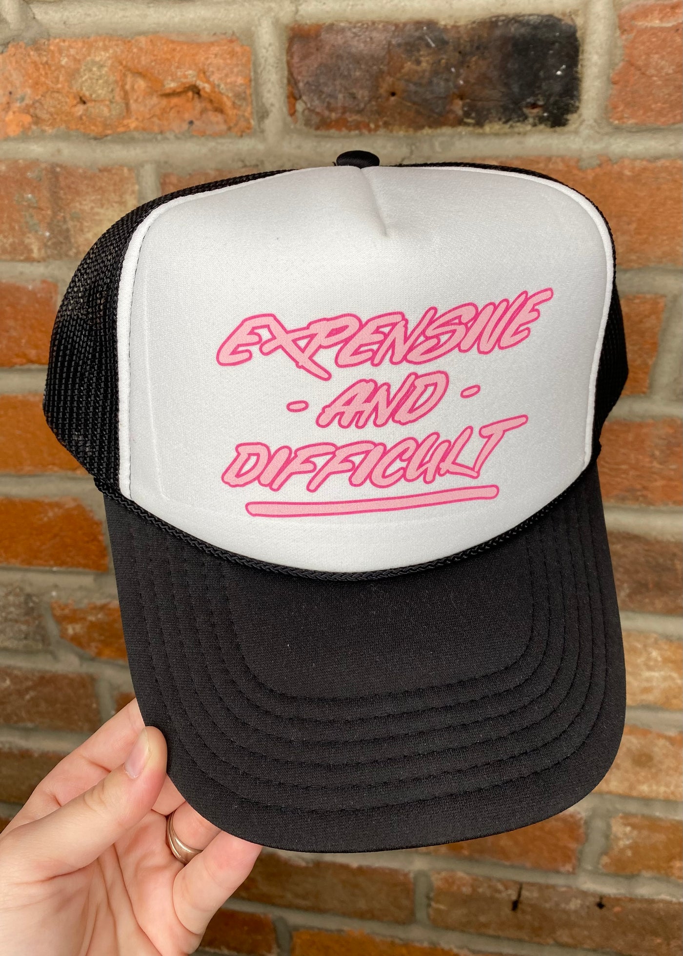 Expensive and Difficult Trucker Hat