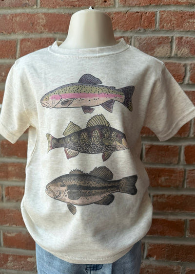 Three Fish Boys T-Shirt- KIDS