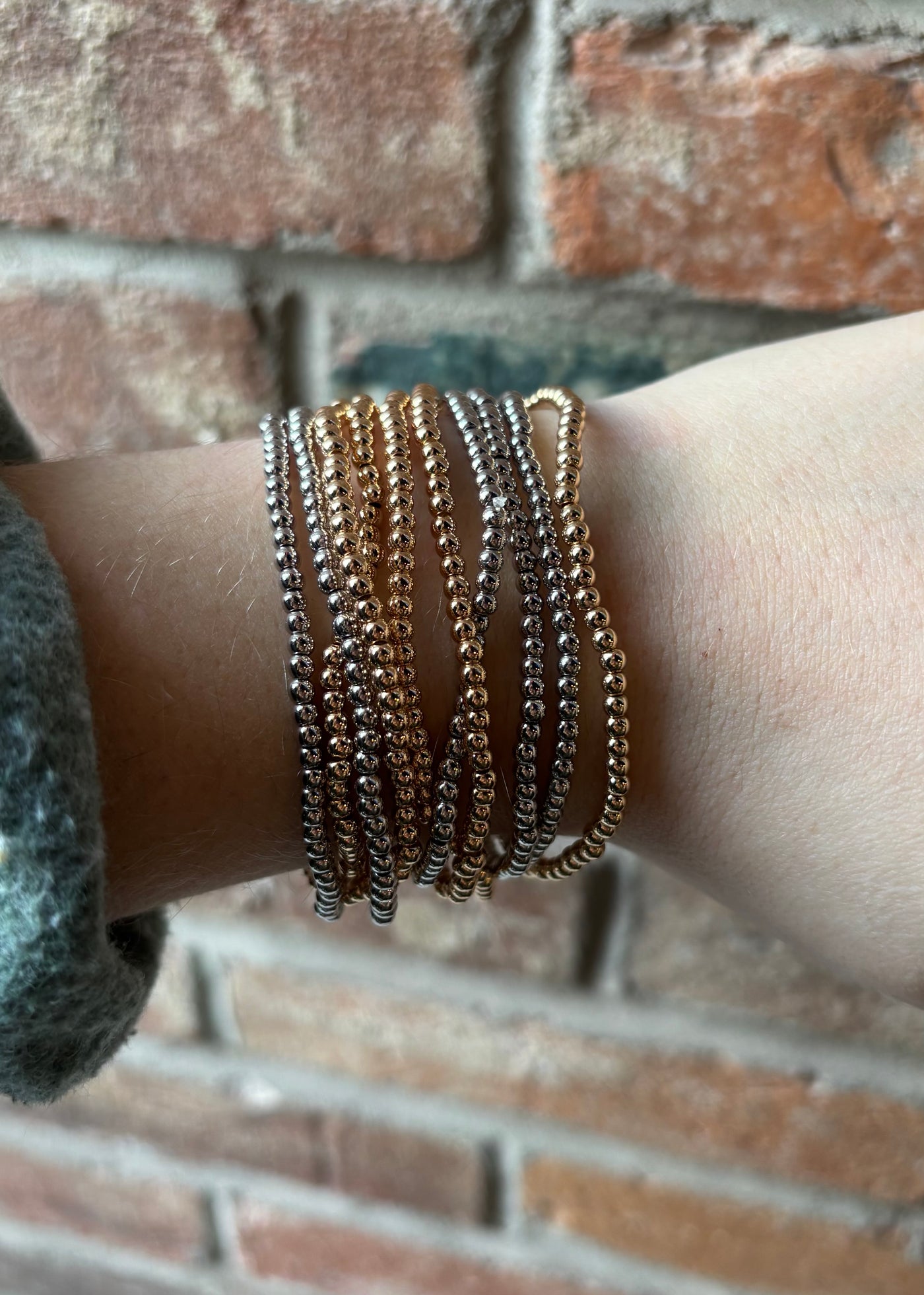 Beaded Bracelet Stack- Mixed