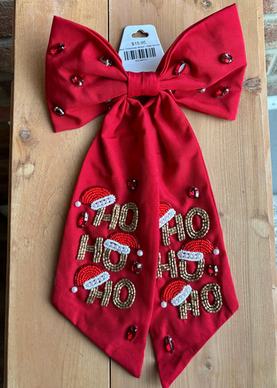 Beaded Christmas Bows