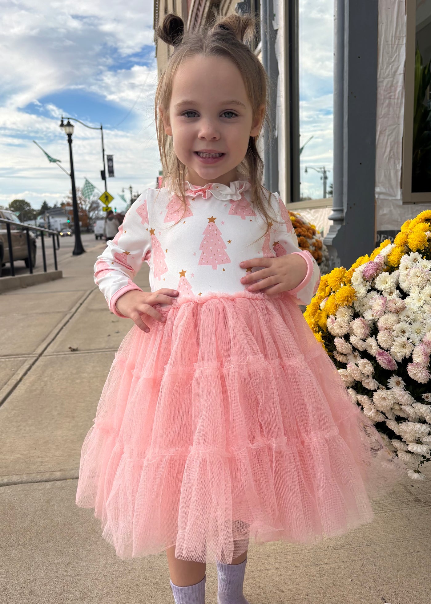 Pink Tree Dress- KIDS