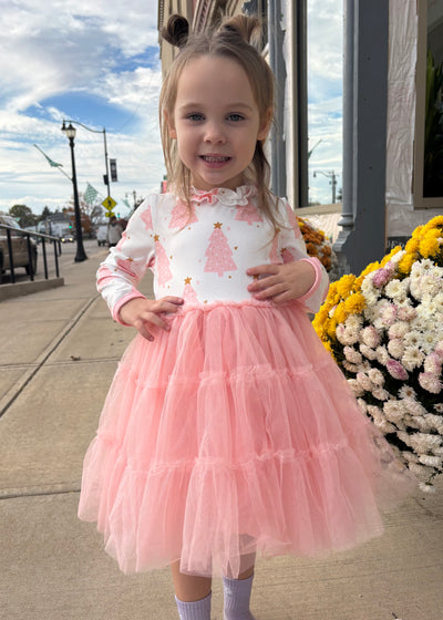 Pink Tree Dress- KIDS