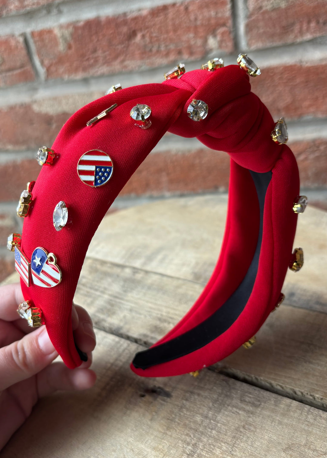 4th of July Studded Headband- Red – Simply Shiloh Boutique display picture 2
