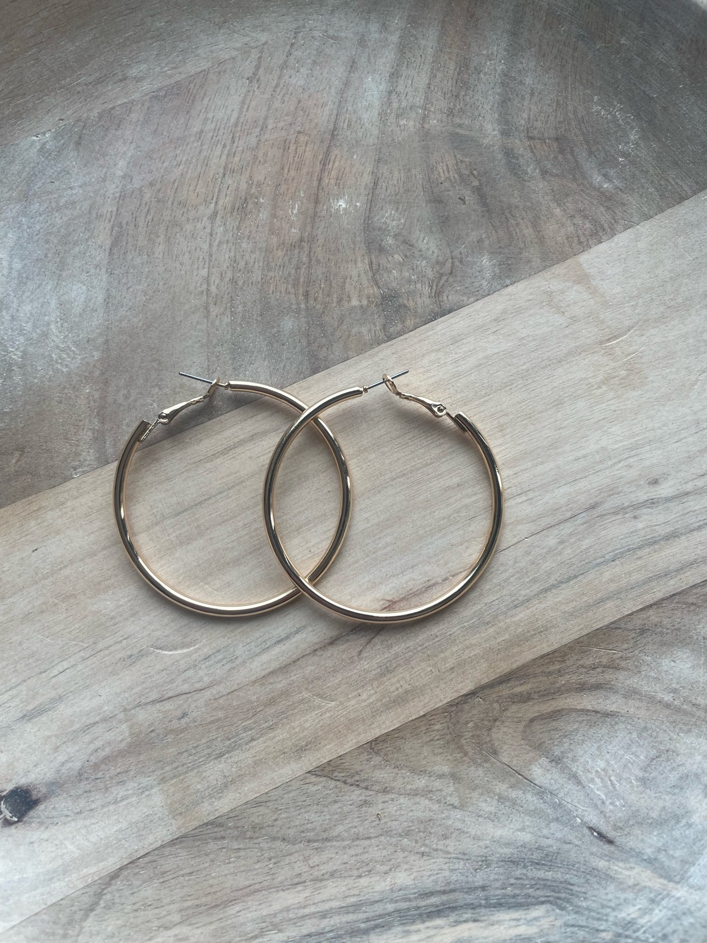 Large Gold Hoops