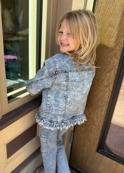 Distressed Denim Jacket- KIDS