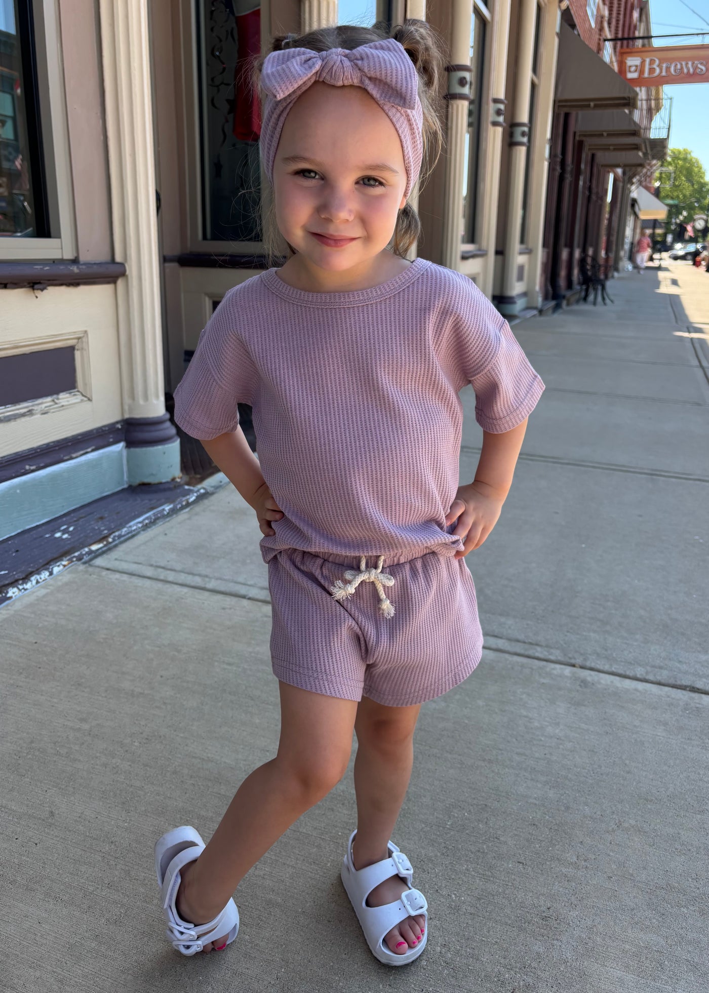 Orchid Purple Top & Bottom Set- KIDS