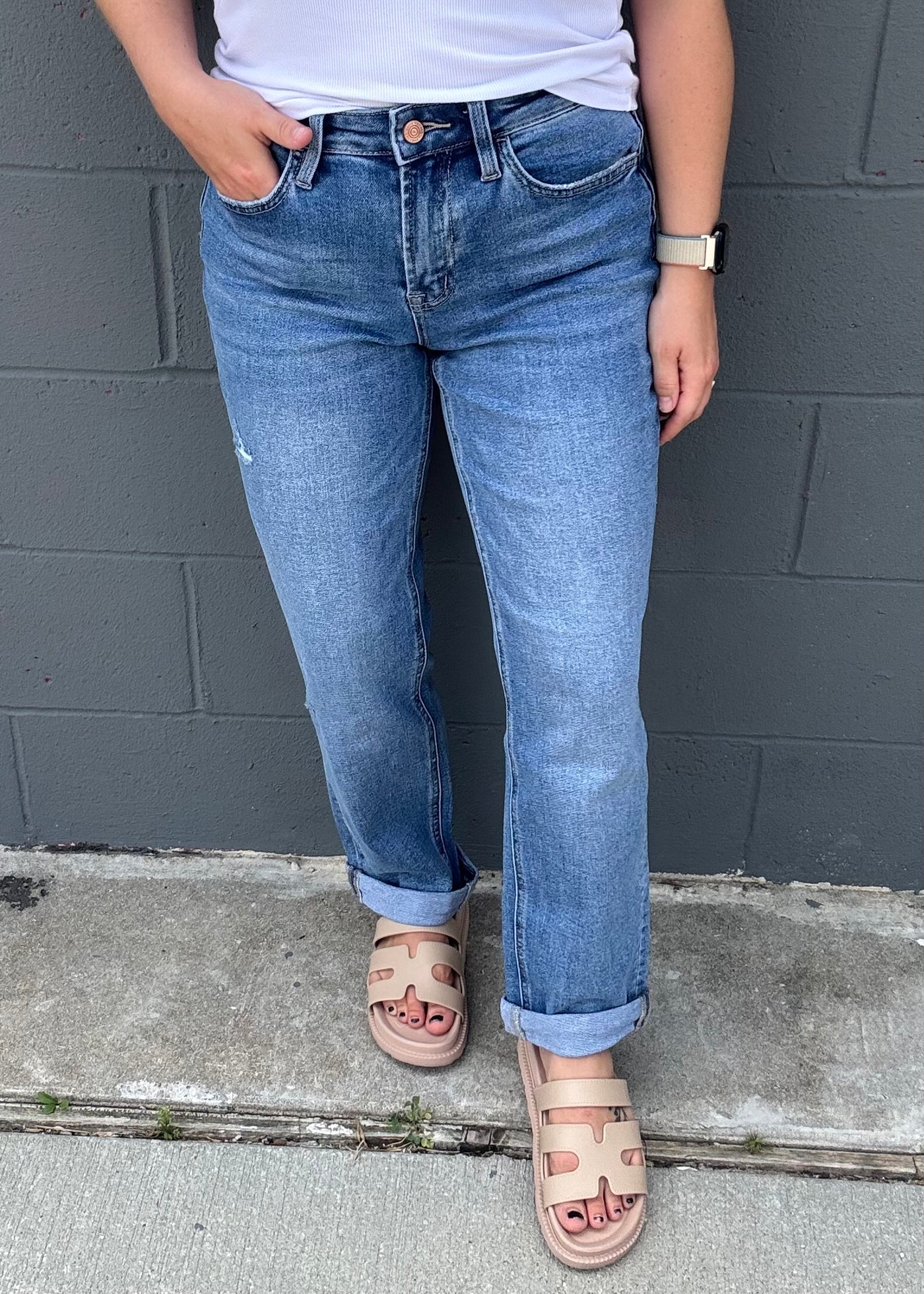 With You Vervet Boyfriend Denim