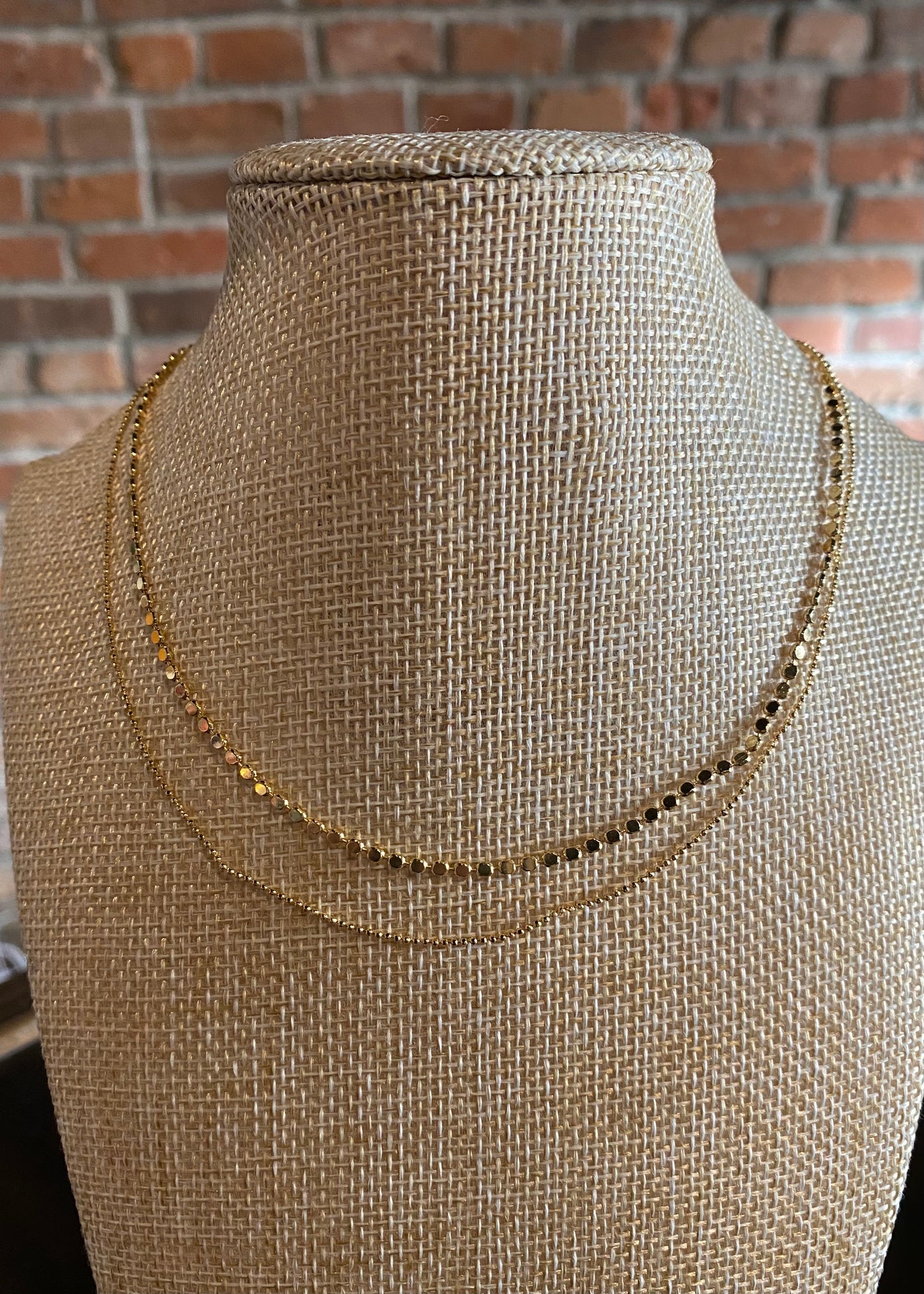 Layered Ball Chain Necklace