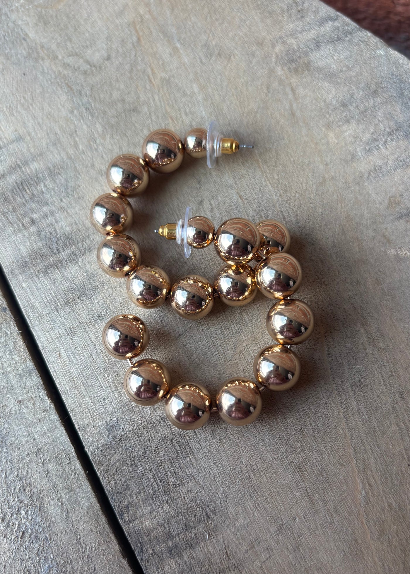 C Shape Ball Hoops- Gold