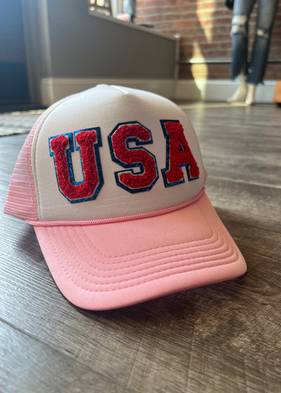 Chenille USA Hat
