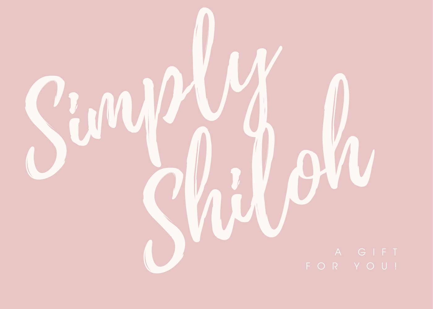 Simply Shiloh Gift Card