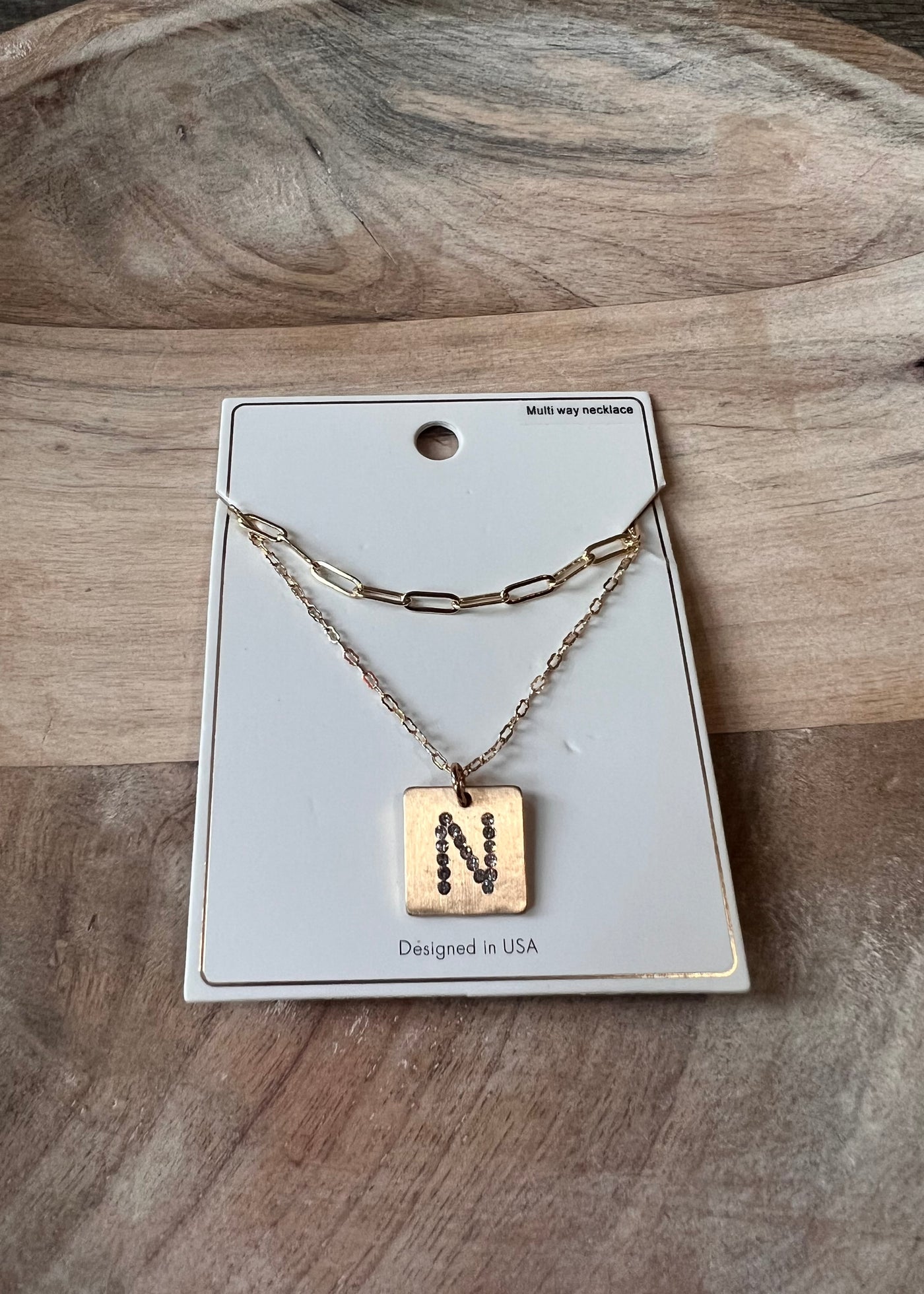 Initial Necklaces