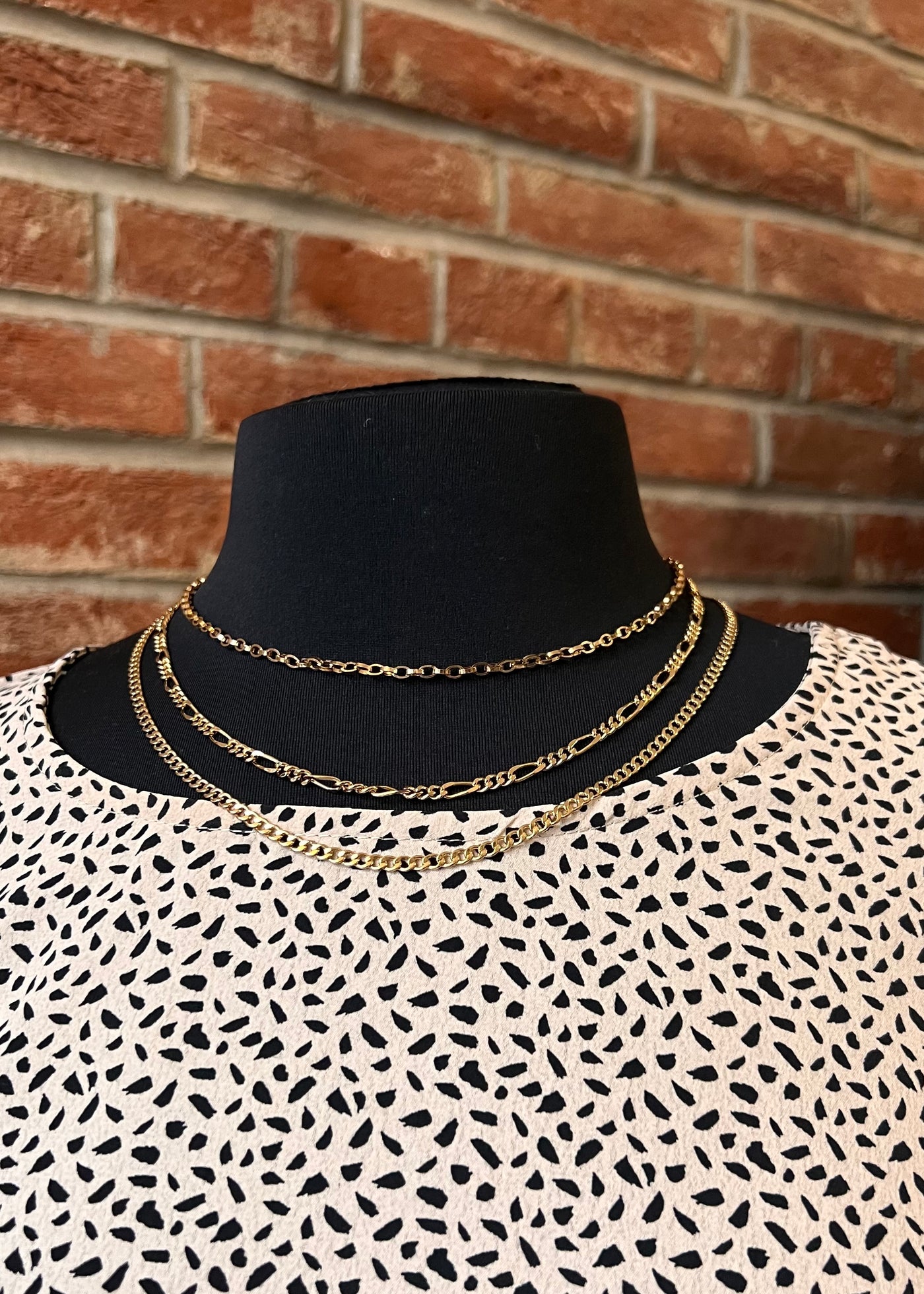Simple Layered Gold Necklace